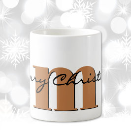 Name, November Gold Topaz | Frohe Weihnachten Kaffeetasse