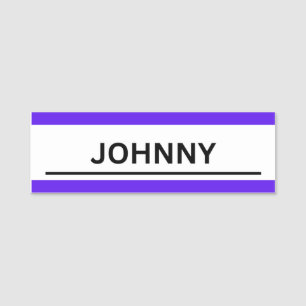 Name Nummer 3 Namensschild