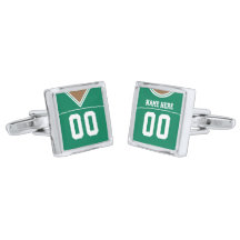 Name & Nummer Football Jersey Cuff Links
