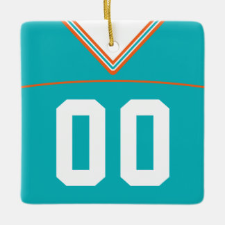 Name & Nummer Football Lacrosse Jersey Vorlage Keramikornament