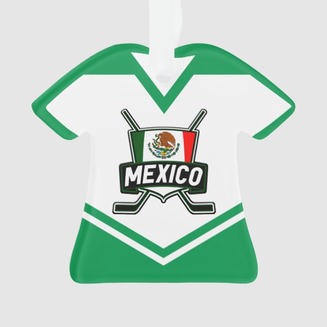 Name & Nummer Jersey Mexico Logo Ornament (Vorderseite)
