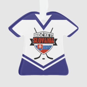 Name & Nummer Jersey Slovakia Logo Ornament