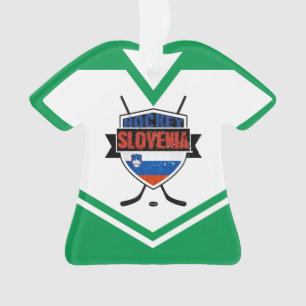 Name & Nummer Jersey Slowenien Logo-Ornament Ornament