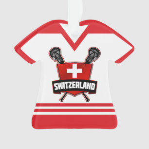 Name & Nummer Schweiz Lacrosse Ornament