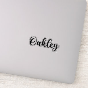 Name Oakley - Handgeschriebene Kalligrafie Aufkleber