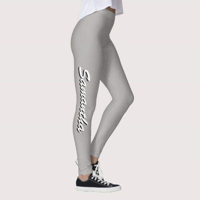 Name oder Text hinzufügen Leggings (Rechts)
