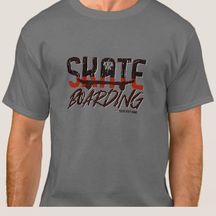 Name oder Text hinzufügen - SKATE Boarding T - Shi T-Shirt