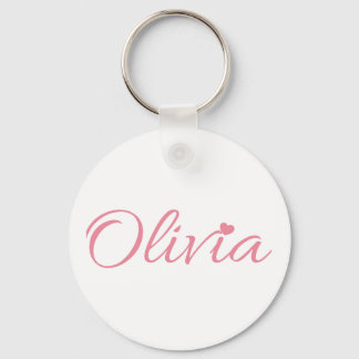 Name Olivia Schlüsselanhänger