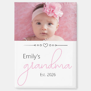 Name Oma Gründungsjahr Foto Schriftart Script Magnet