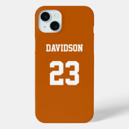 Name Orange und White Jersey Case-Mate iPhone Hülle