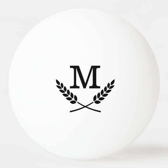 Name paraphierte Tischtennisbälle für Tischtennis Tischtennisball (Vorderseite)