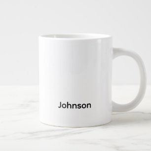 Name personalisieren Jumbo-Tasse