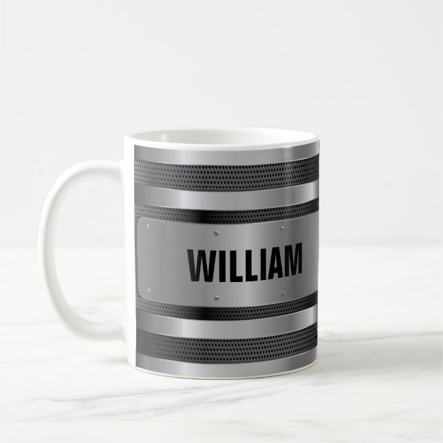 Name Personalisiert U V W X Y Z Abzeichen, Kaffeetasse (Links)