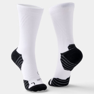 Name personalisierte Socke schwarz-weiß