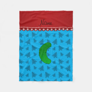 Name pickeln Himmel blaue Weihnachtsbäume Fleecedecke