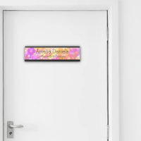 Name Plakette für die Summer Blume