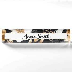 Name Plate für den Schreibtisch Hope Floral (WM100 Namensplakette