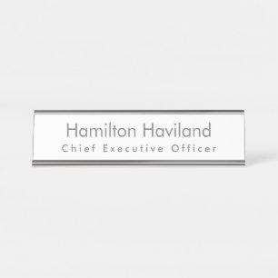 Name Plate für Schreibtisch oder Wall HAMbyWG Schreibtischnamensplakette