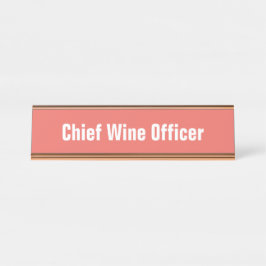 Name Plate Schreibtischnamensplakette