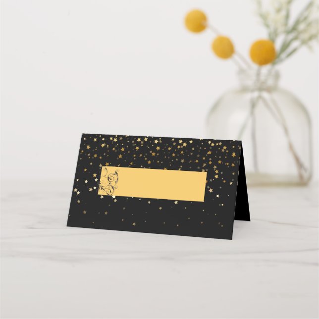 Name Platzkarte Starry Night (Vorderseite)