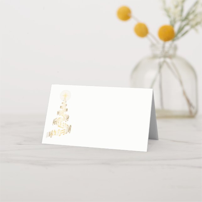Name Platzkarte-Weihnachtsbaum Platzkarte (Vorderseite)