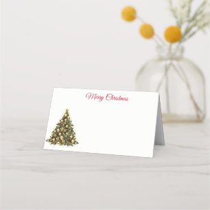Name Platzkarte-Weihnachtsbaum-Platzkarte Platzkarte