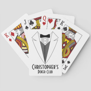 Name Poker Club Personalisiert Spielkarten