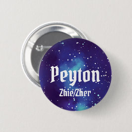 Name ___ + Pronomen Anpassbare Galaxie Button