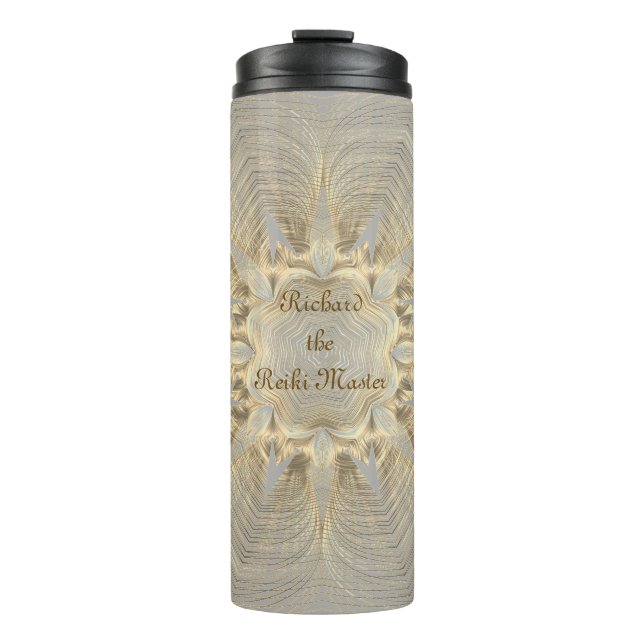 Name Reiki Master Thermosbecher (Vorderseite)
