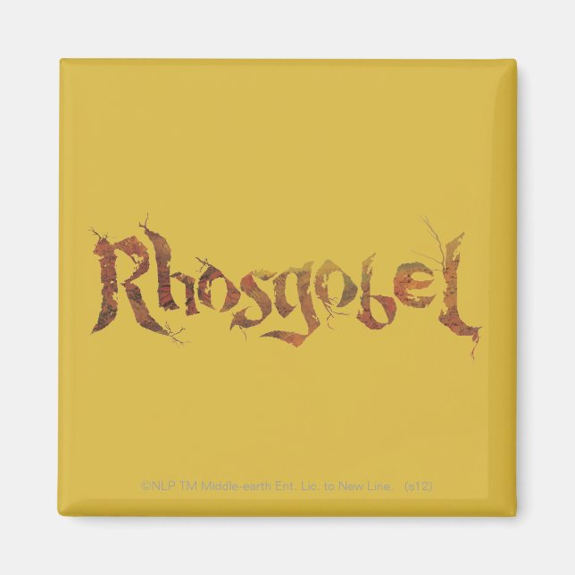 Name Rhosgobel Magnet (Vorne)