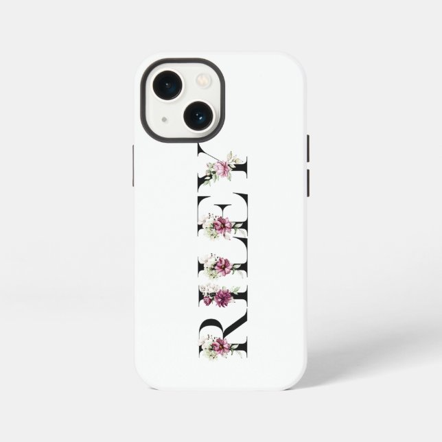 Name Riley iPhone 13 Mini Hülle (Rückseite)