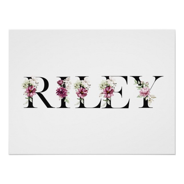 Name Riley Poster (Vorderseite)