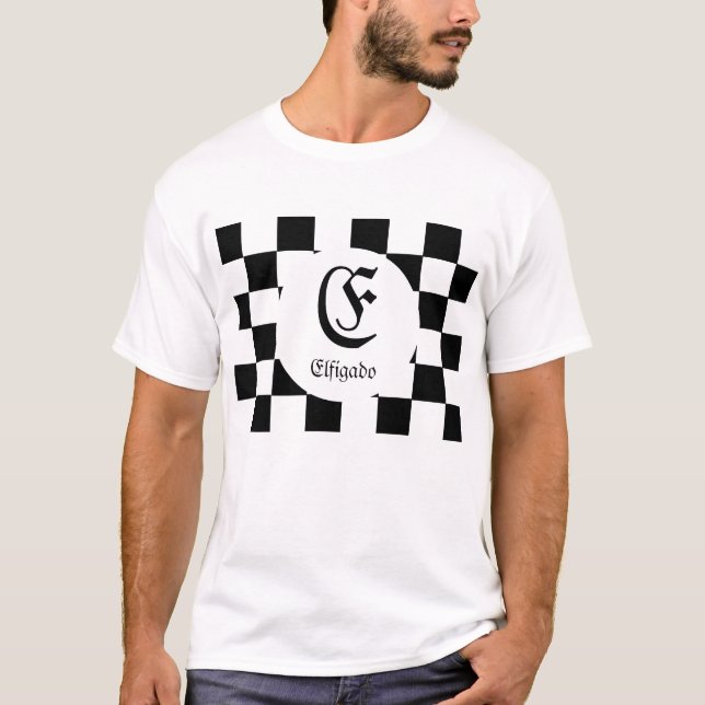 Name Schach Lover T - Shirt (Vorderseite)