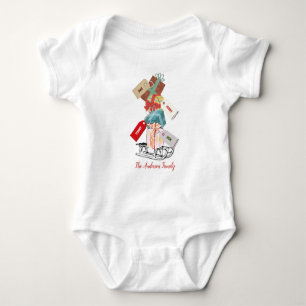 Name Schlitten Niedlich Launisch Einzigartig Vinta Baby Strampler