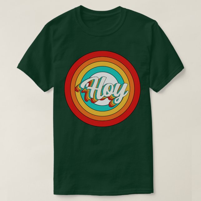 Name Shirt Vintag Hoy Circle (Design vorne)