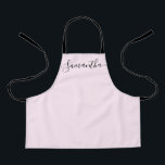 Name Simple Chic Elegant Skriptname Schürze<br><div class="desc">Ihre kleine Helferin Liebe eine niedliche Schürze mit einem eleganten und modernen Drehbuch,  während sie diese Goodies backt,  köstliche Geschirr kocht oder mit ihren Pflanze arbeitet. Ein perfektes Geschenk,  um ihre Talente zu fördern. Schwarzes Skript für den Namen mit langjährigen Schwanz-Verzierungen.</div>