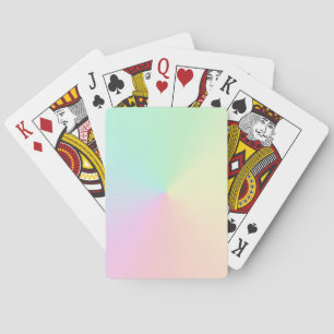 Name Skripttext Med Gradient Ombre Rainbow Spielkarten