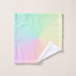 Name Skripttext Med Gradient Ombre Rainbow Waschlappen