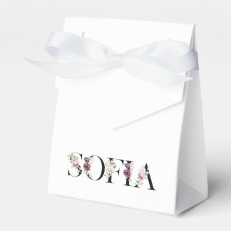 Name Sofia. Geschenkschachtel
