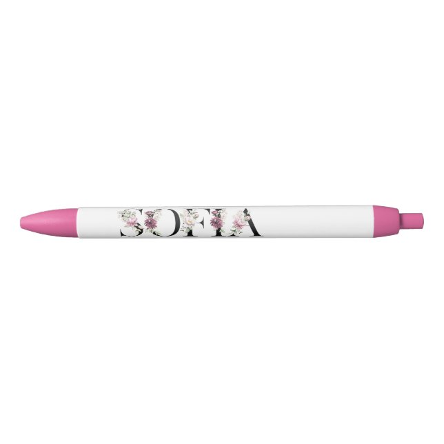 Name Sofia. Mein Name ist Sofia Kugelschreiber (Vorderseite)