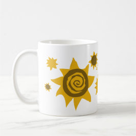 Name Sonnenblumen Gelbbraun Kinder der Sonne Kaffeetasse