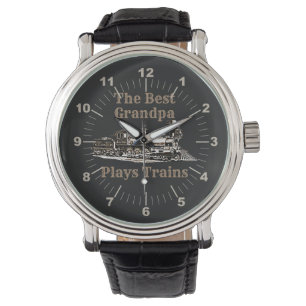 Name spielt Dampfzug Großvater Großvater hinzuf Armbanduhr