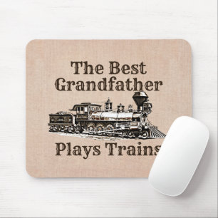 Name spielt Dampfzug Großvater Großvater hinzufüge Mousepad