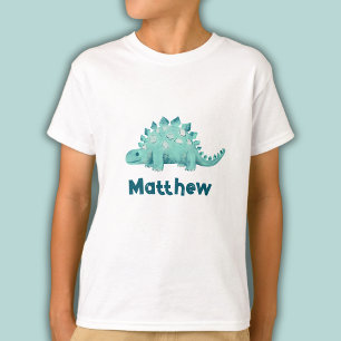 Name Stegosaurus für Kinder T-Shirt