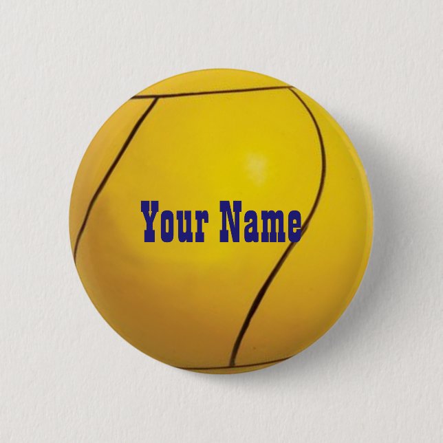 Name-Tag-Ball-Taste Button (Vorderseite)