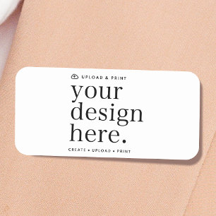 Name Tag Ihres Design Upload Namensschild
