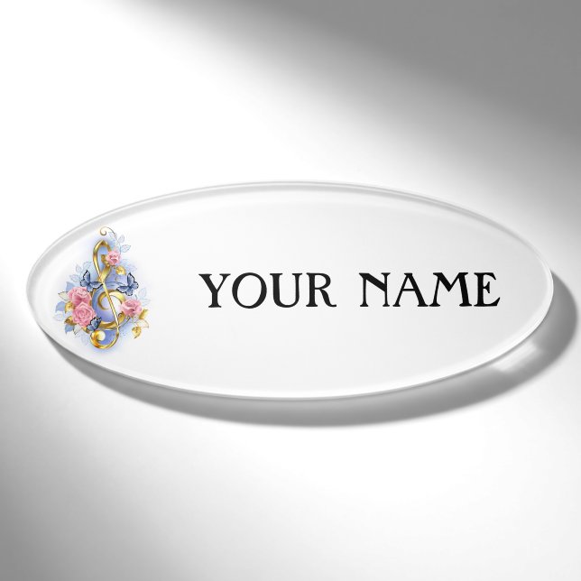 Name-Tag Namenschild (Vorderseite)