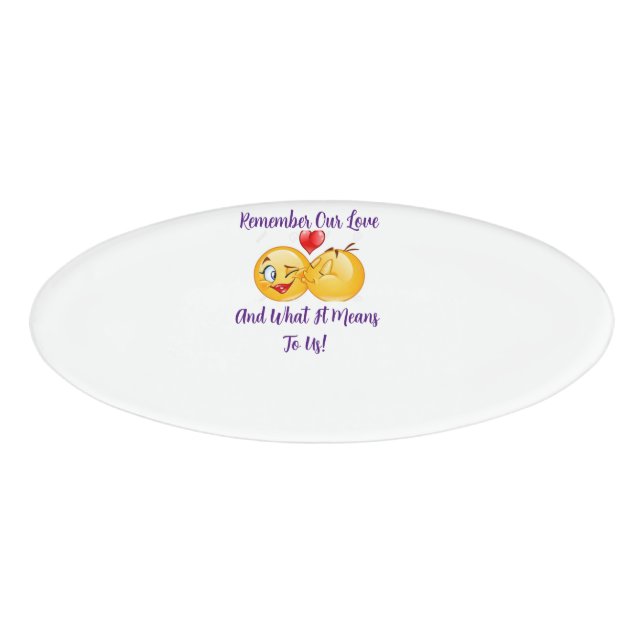 Name-Tag Namenschild (Vorderseite)