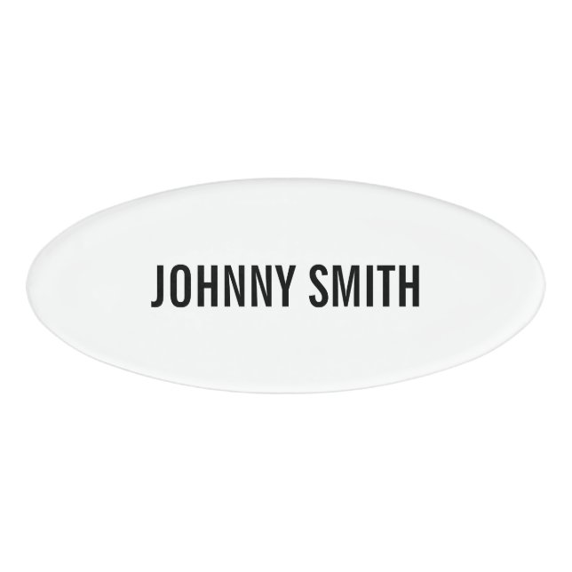 Name-Tag Namenschild (Vorderseite)