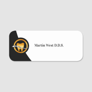 Name-Tags für das Team von Classy Dentist Office Namensschild